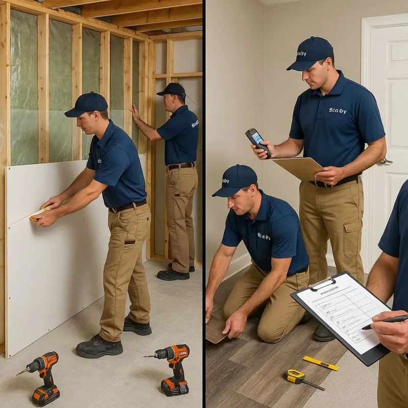 Repairs and Reconstruction process in Walhalla, SC